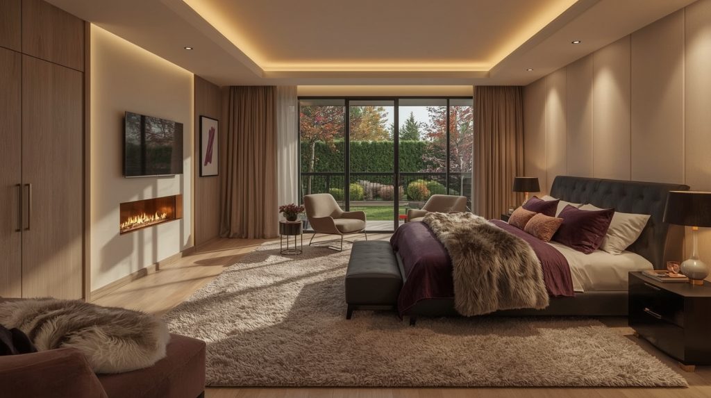 dark feminine bedroom