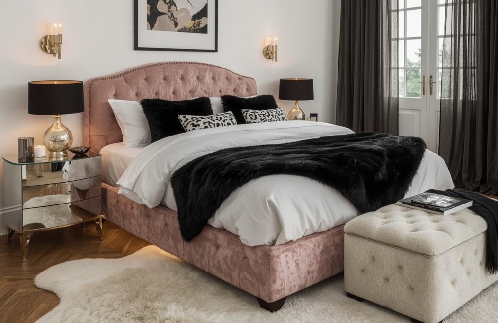 dark feminine bedroom