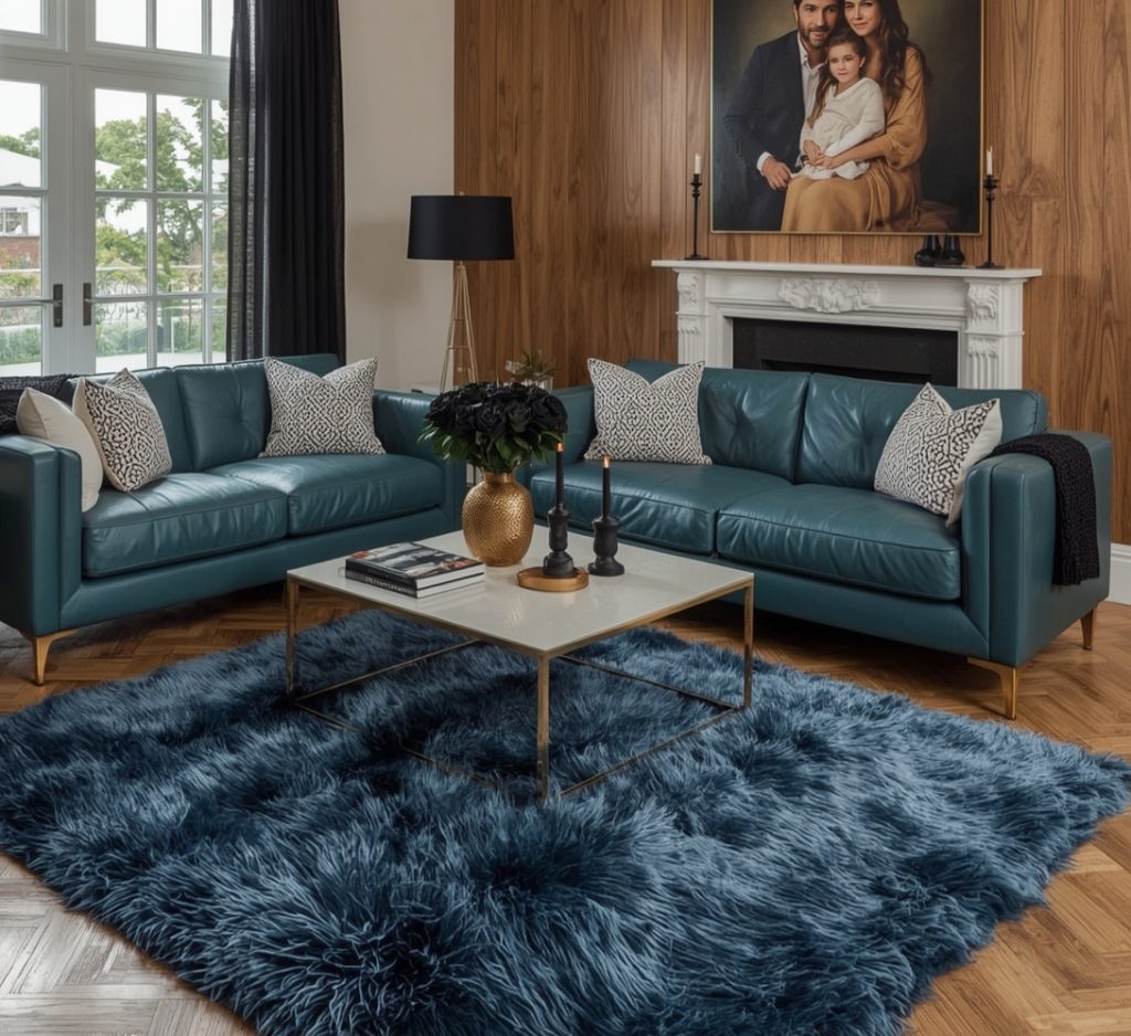 dark feminine living room