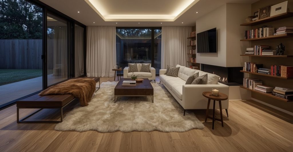 country-style living room