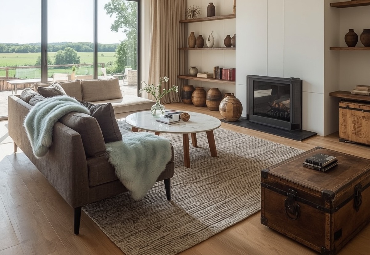 country-style living room