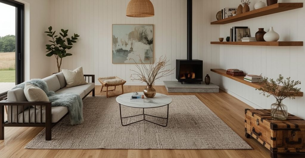 country-style living room