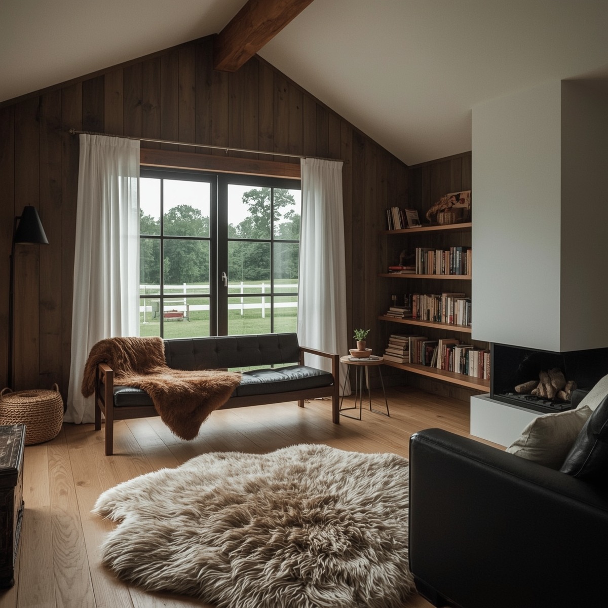 country-style living room