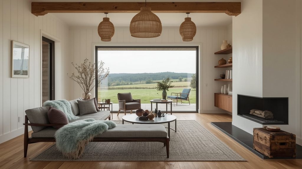country-style living room