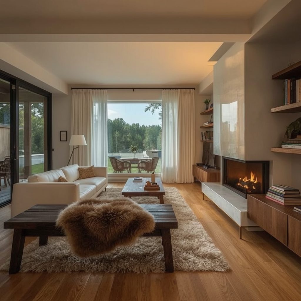 country-style living room