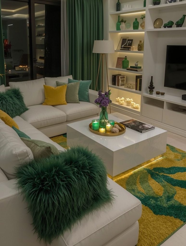 green living room