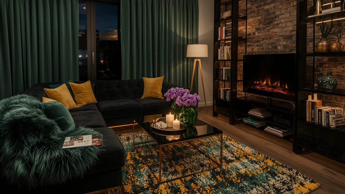 Best affordable tips for a deep green living room decor