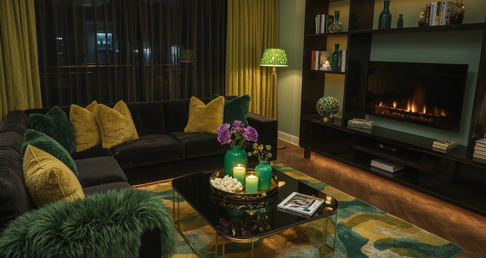 green living room