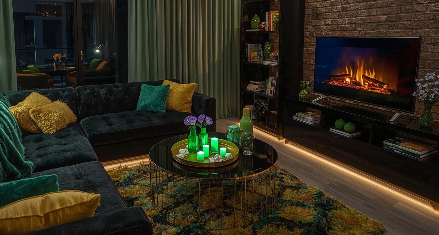 green living room
