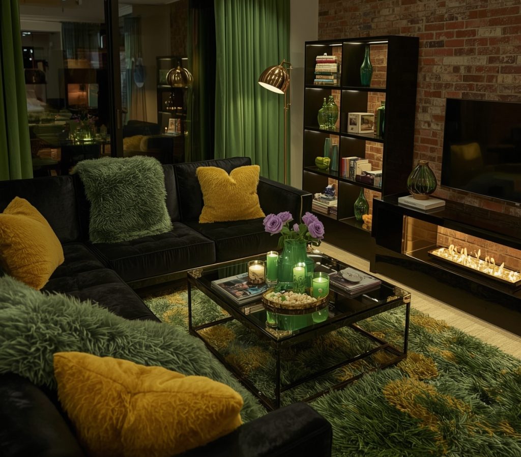 green living room