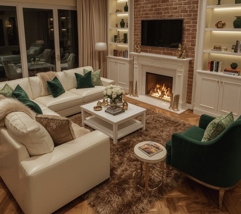green living room