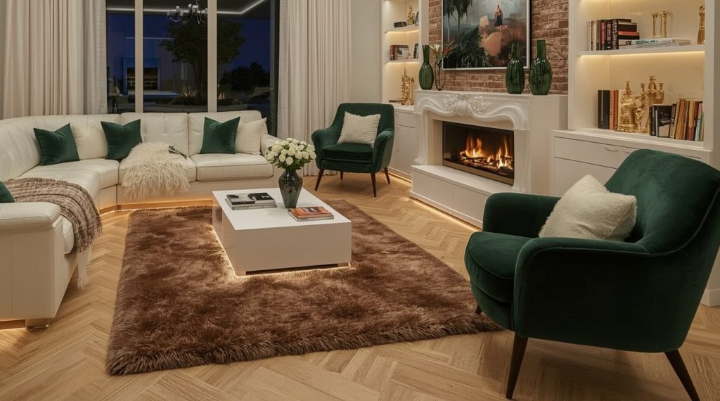 green living room