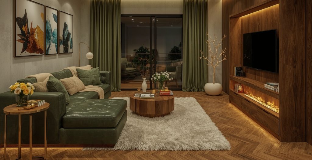 green living room