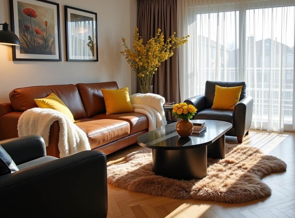 living room on a budget