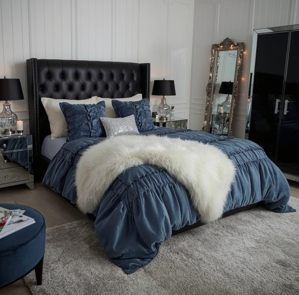 affordable and glam bedroom