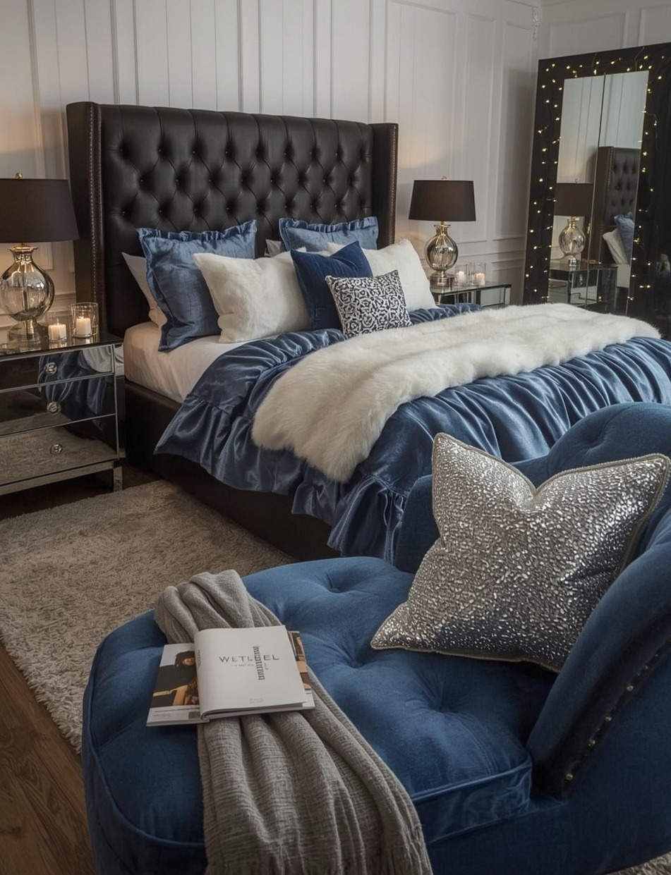 affordable and glam bedroom