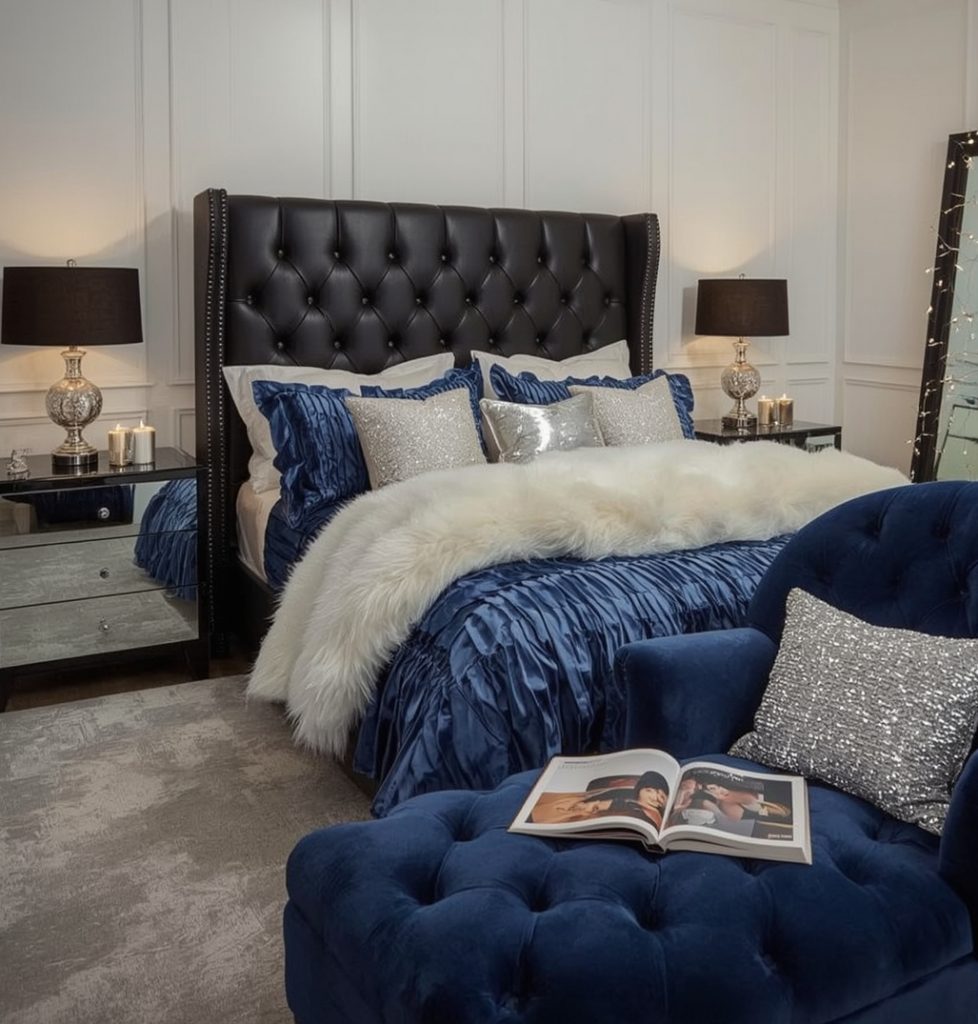 affordable and glam bedroom