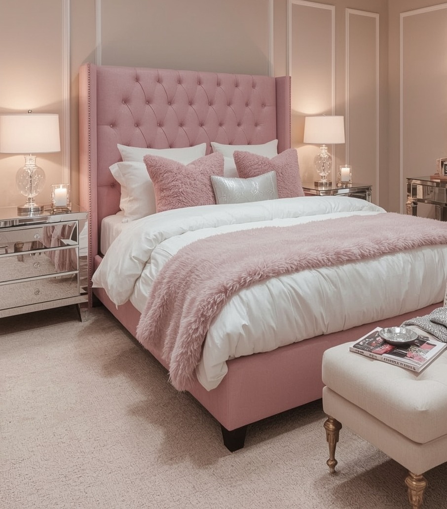affordable and glam bedroom