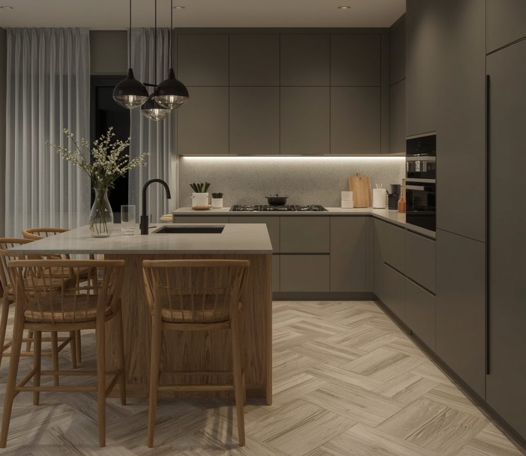 neutral tones kitchen