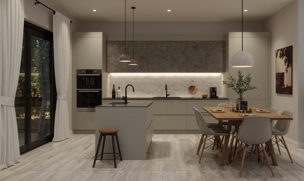 neutral tones kitchen