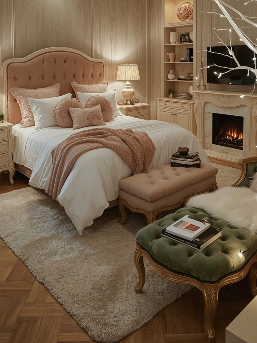 vintage bedroom decor