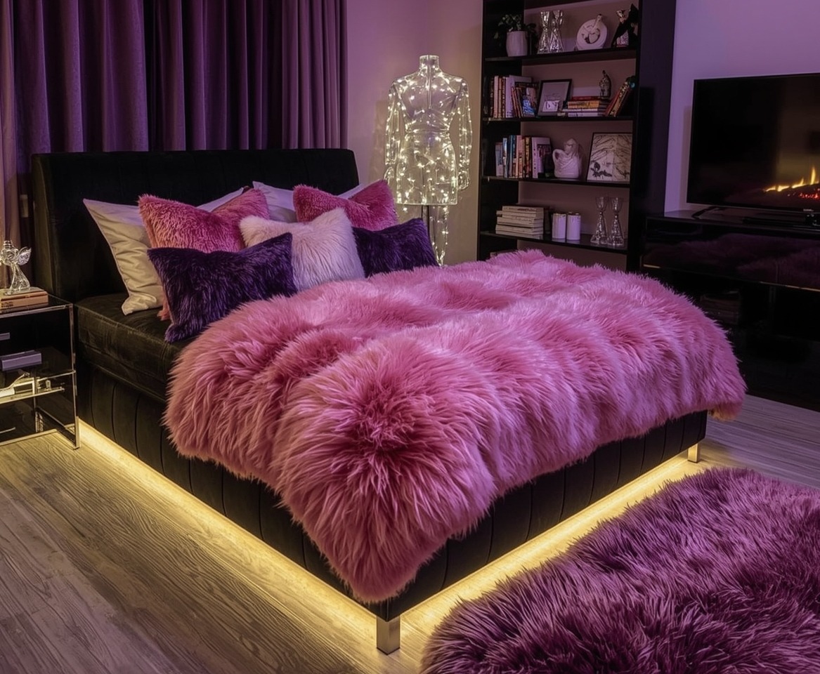 affordable and glam bedroom