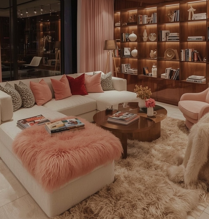 living room on a budget