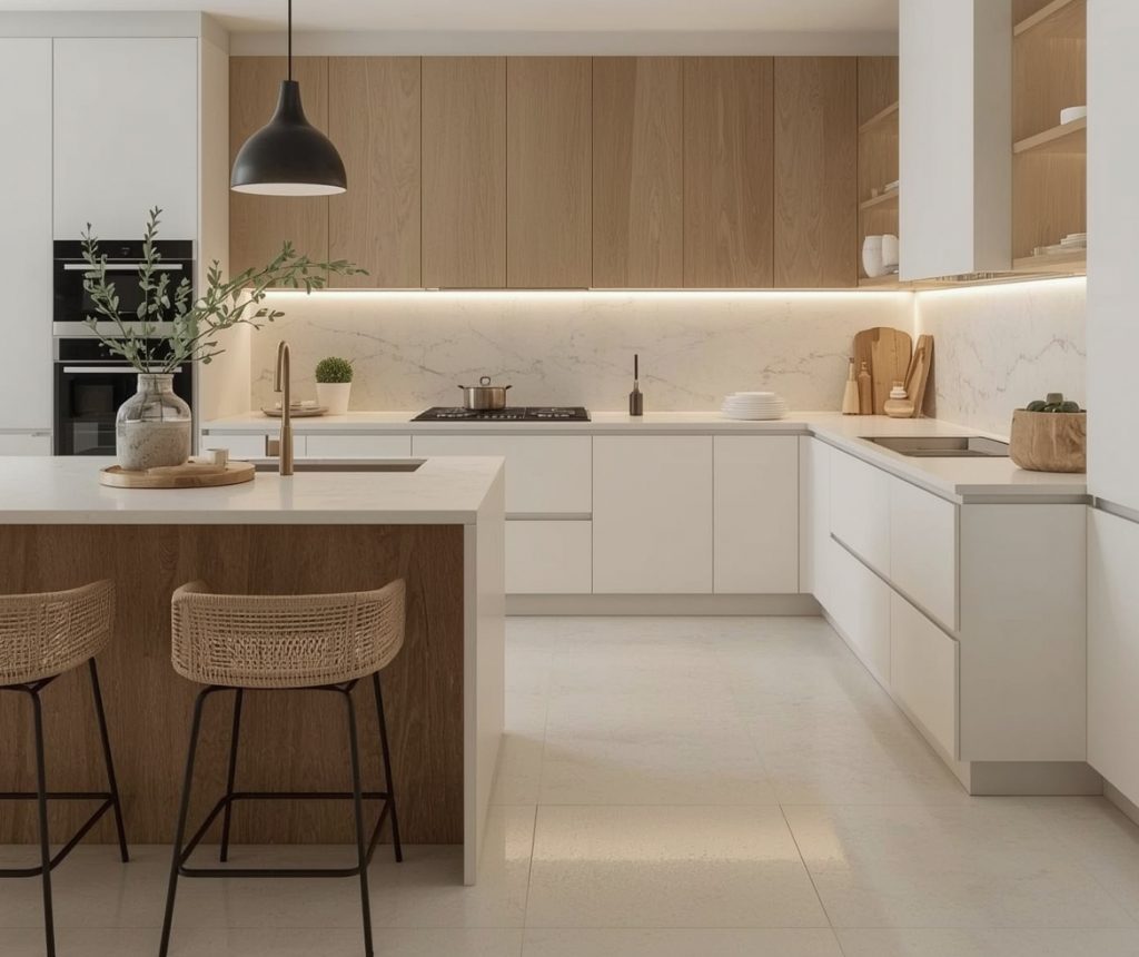 neutral tones kitchen