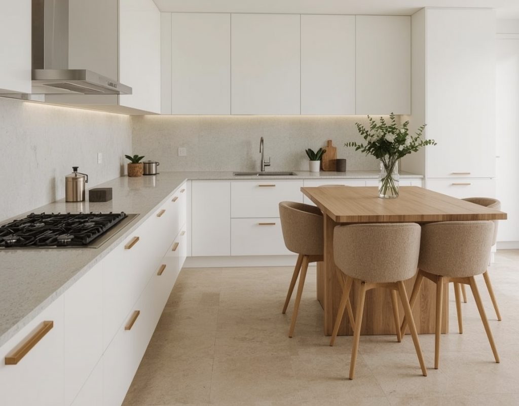 neutral tones kitchen