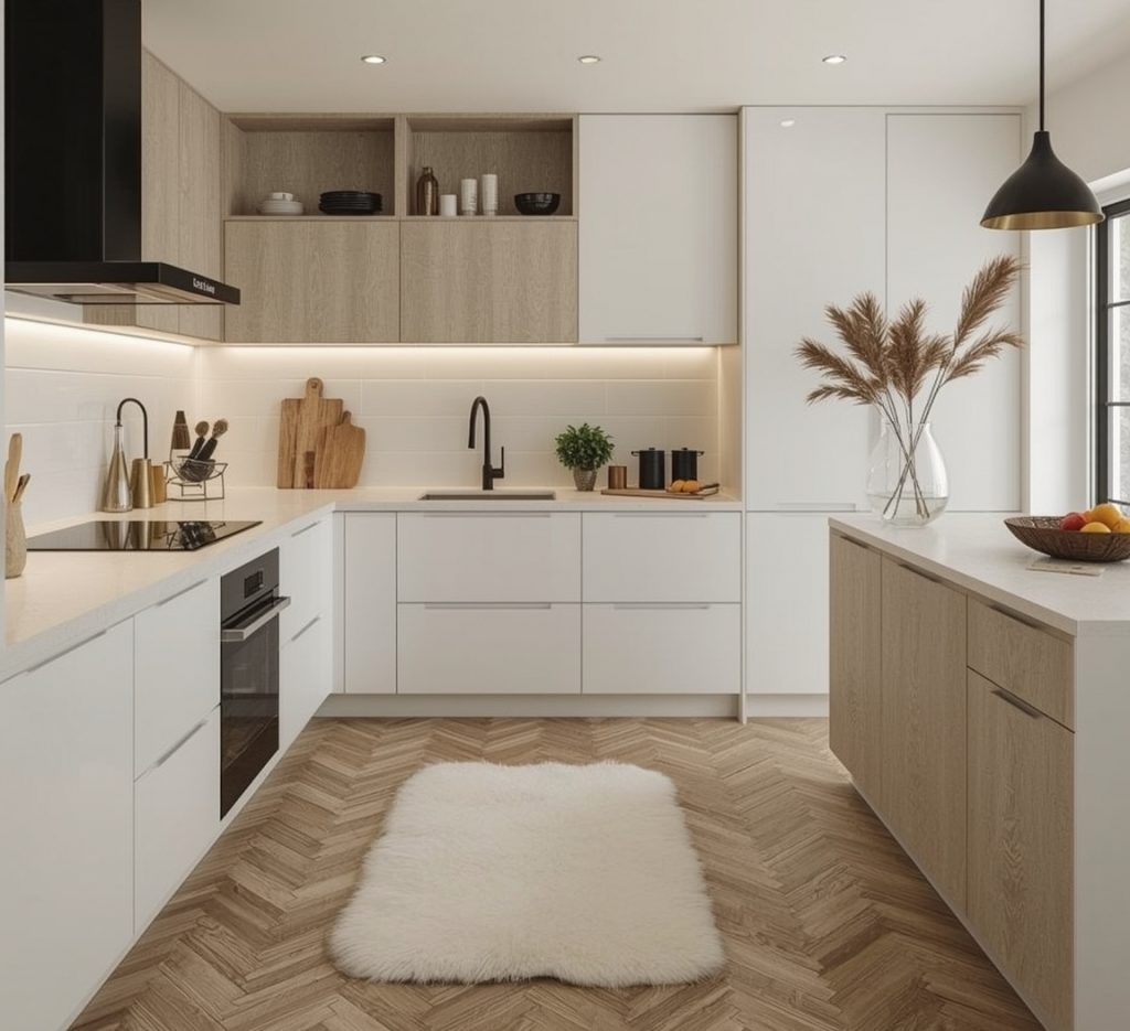 neutral tones kitchen