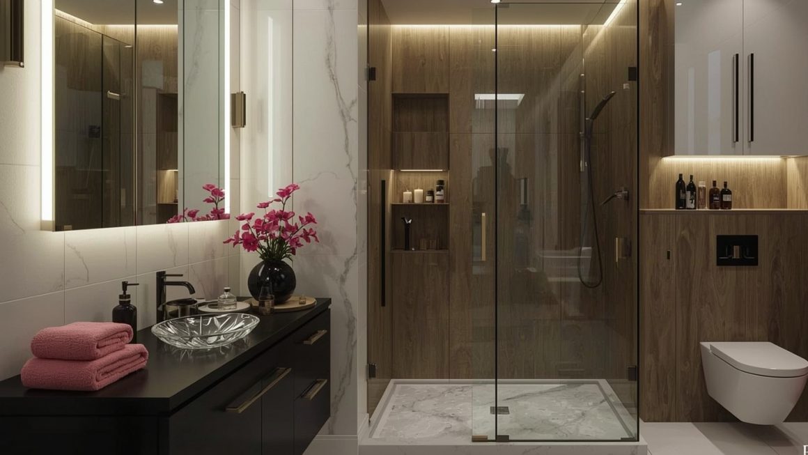 How to add the matte black trend to your bathroom decor