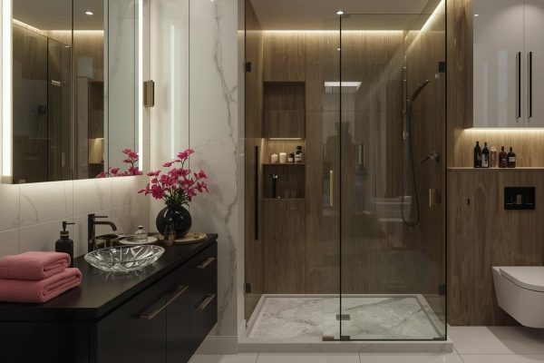 How to add the matte black trend to your bathroom decor