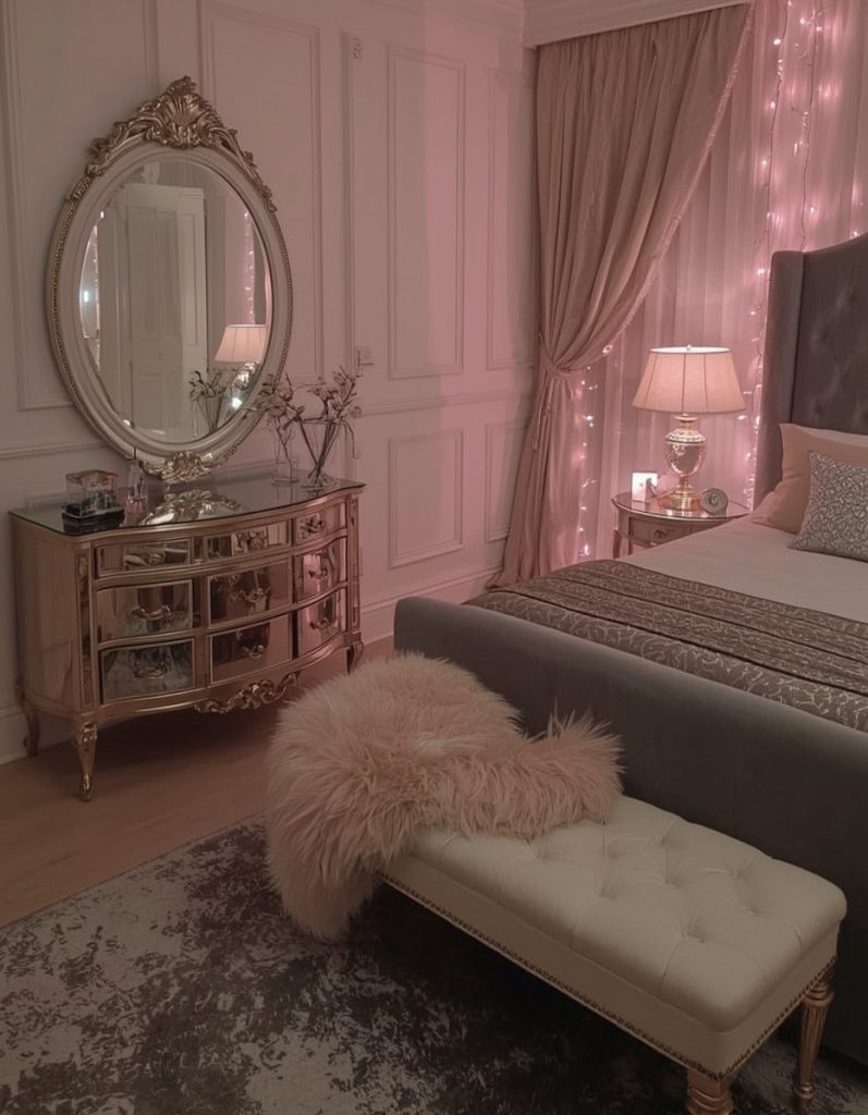 vintage bedroom decor