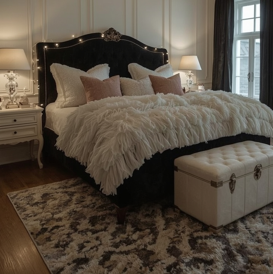 vintage bedroom decor