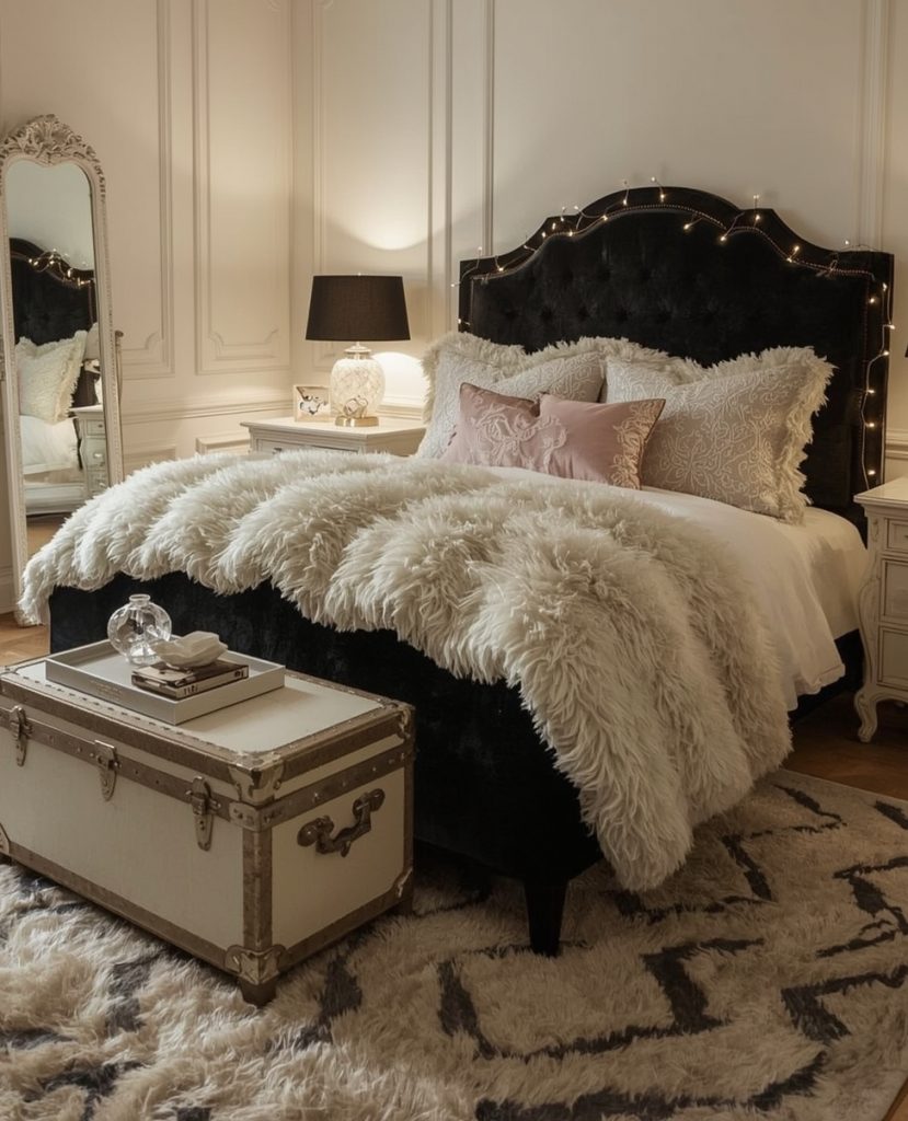 vintage bedroom decor