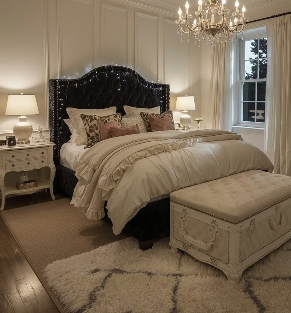 vintage bedroom decor