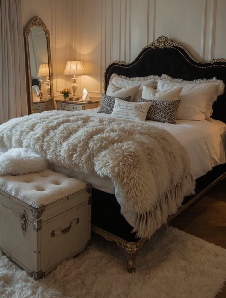 vintage bedroom decor