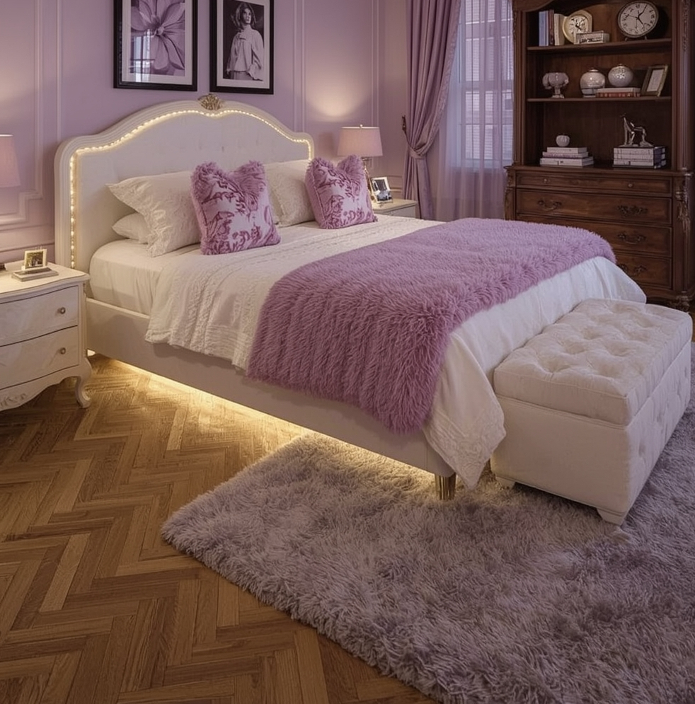 vintage bedroom decor