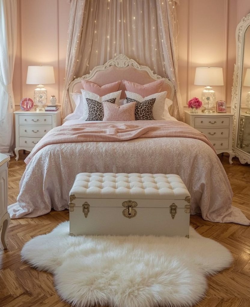 vintage bedroom decor