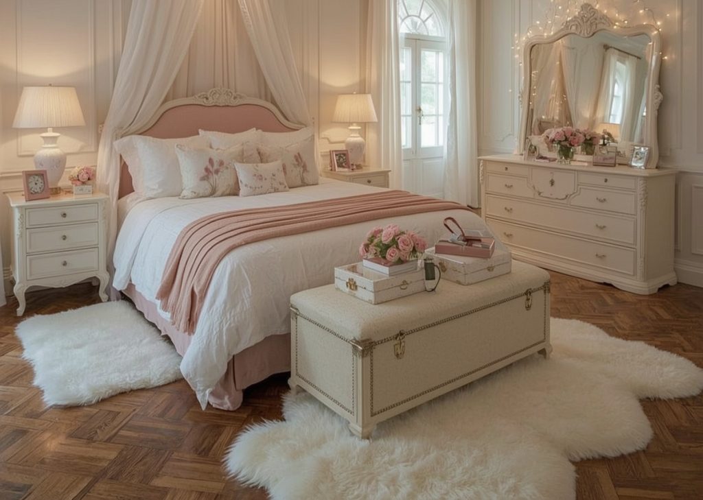 vintage bedroom decor
