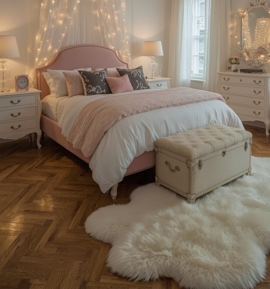 vintage bedroom decor