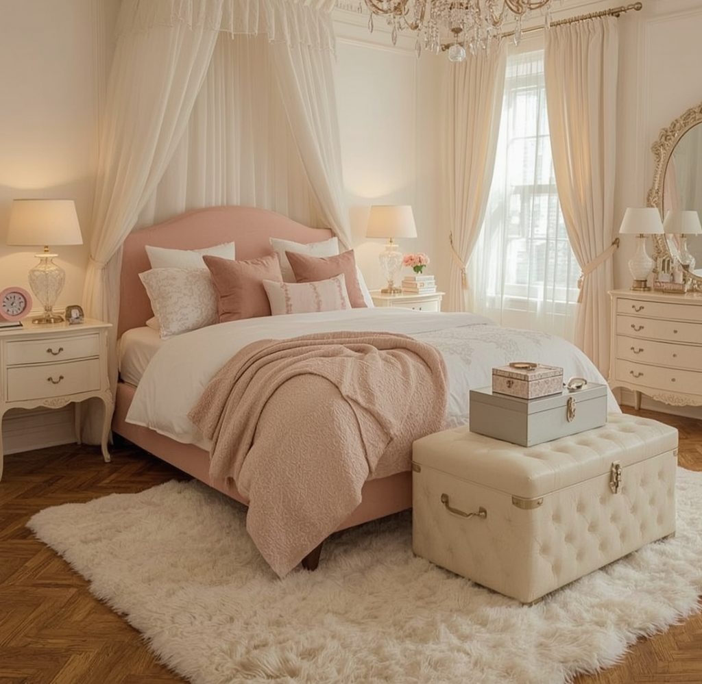 vintage bedroom decor