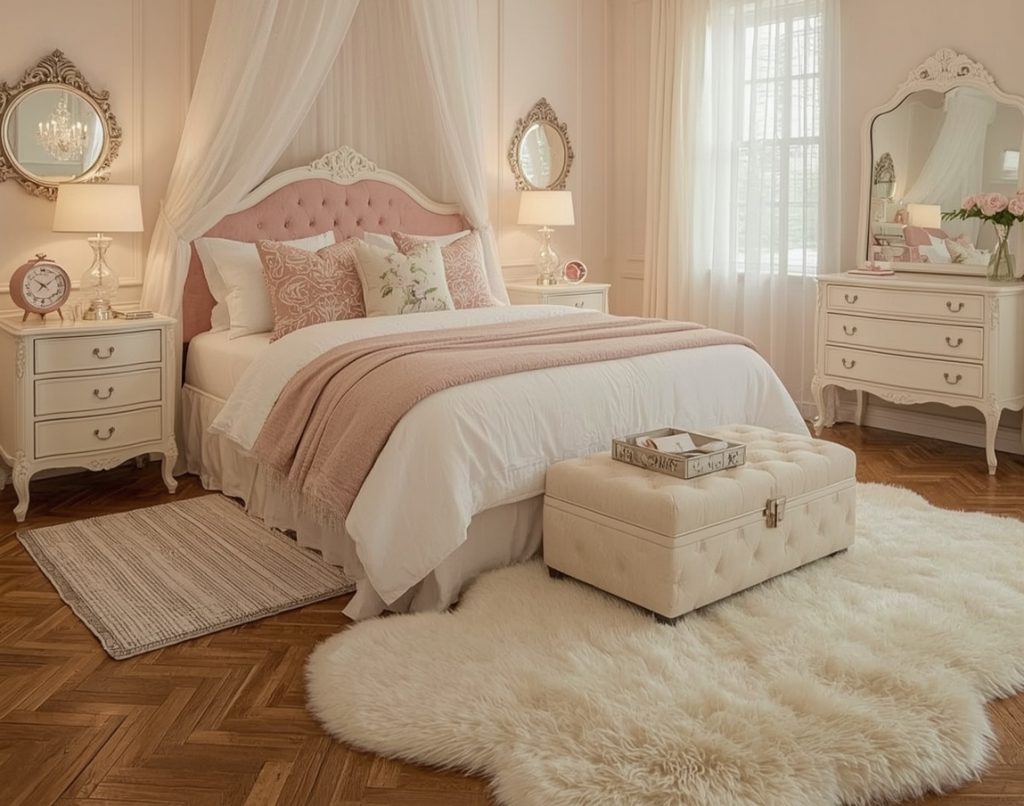 vintage bedroom decor