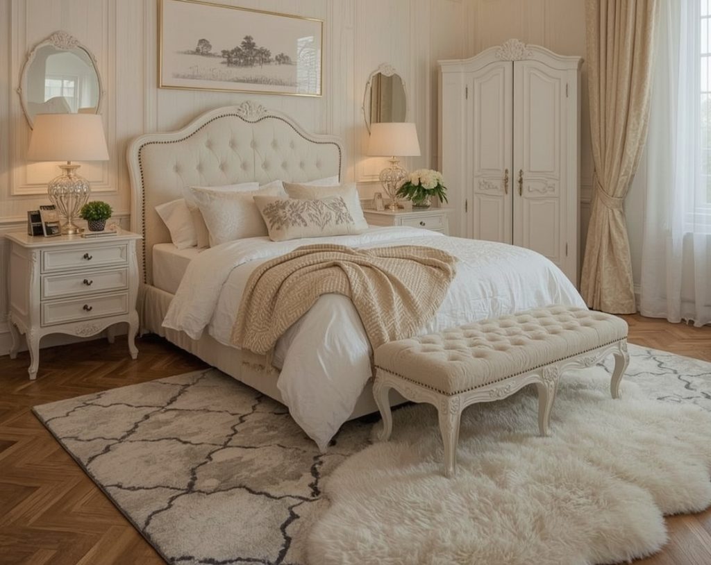 vintage bedroom decor