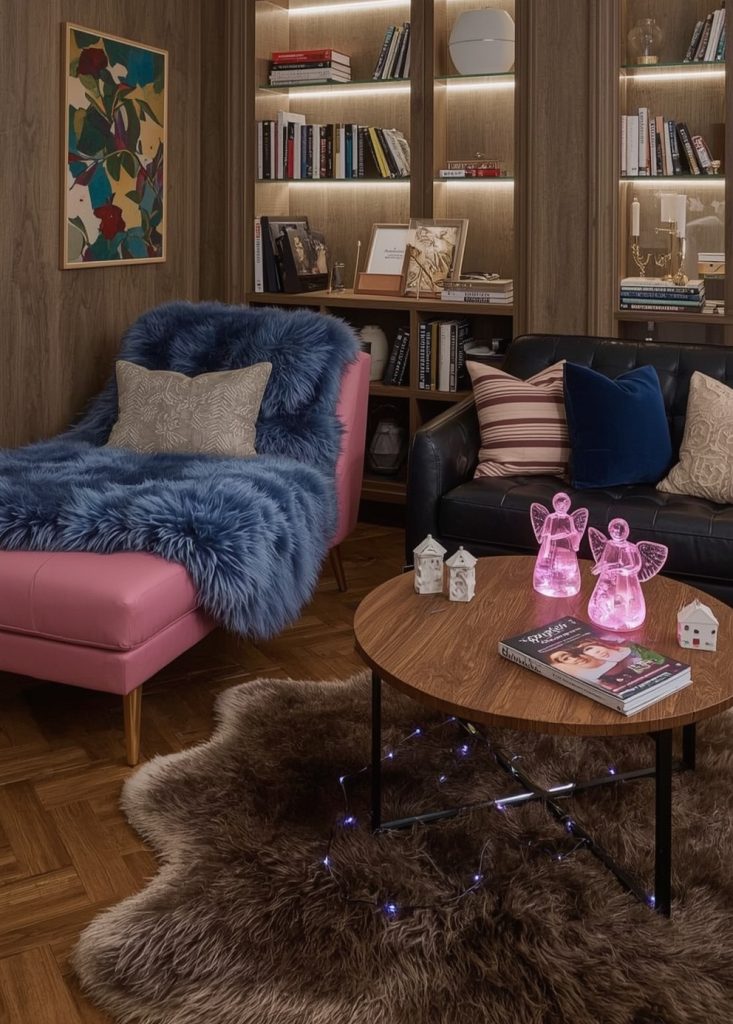 living room on a budget