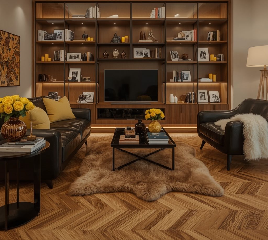 living room on a budget