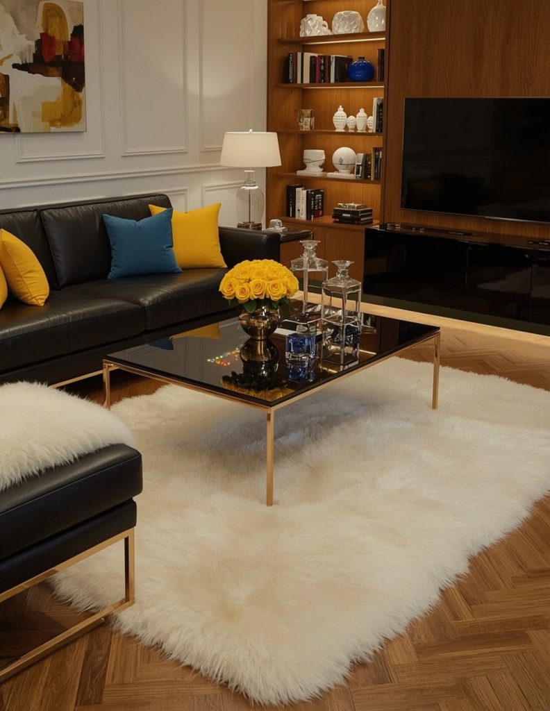 living room on a budget