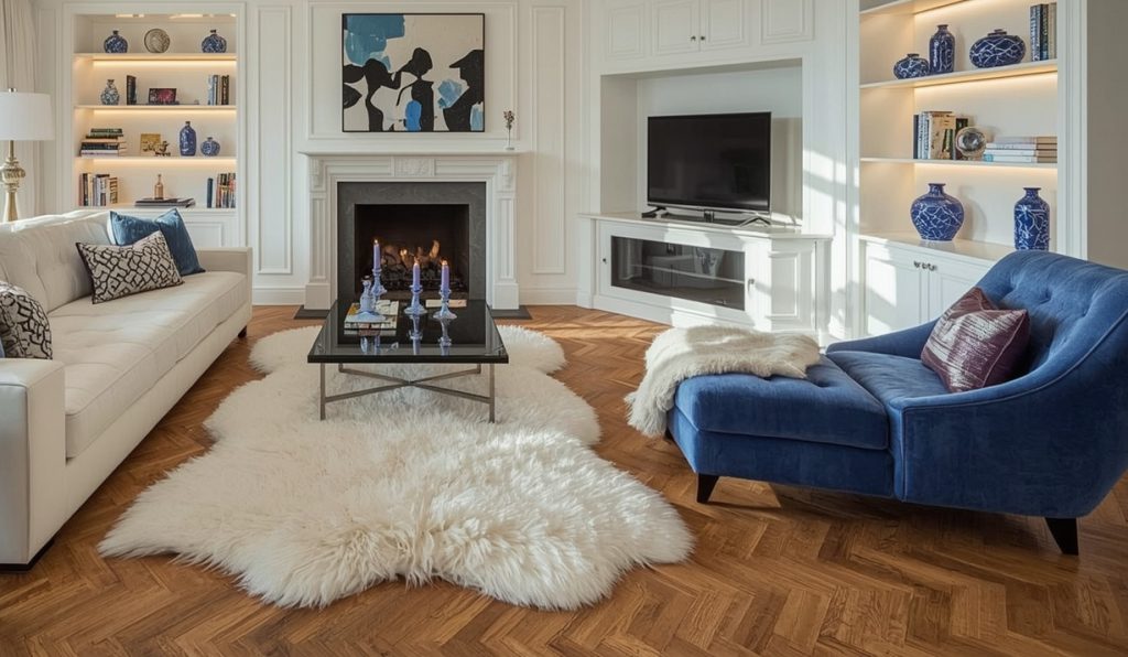 living room on a budget