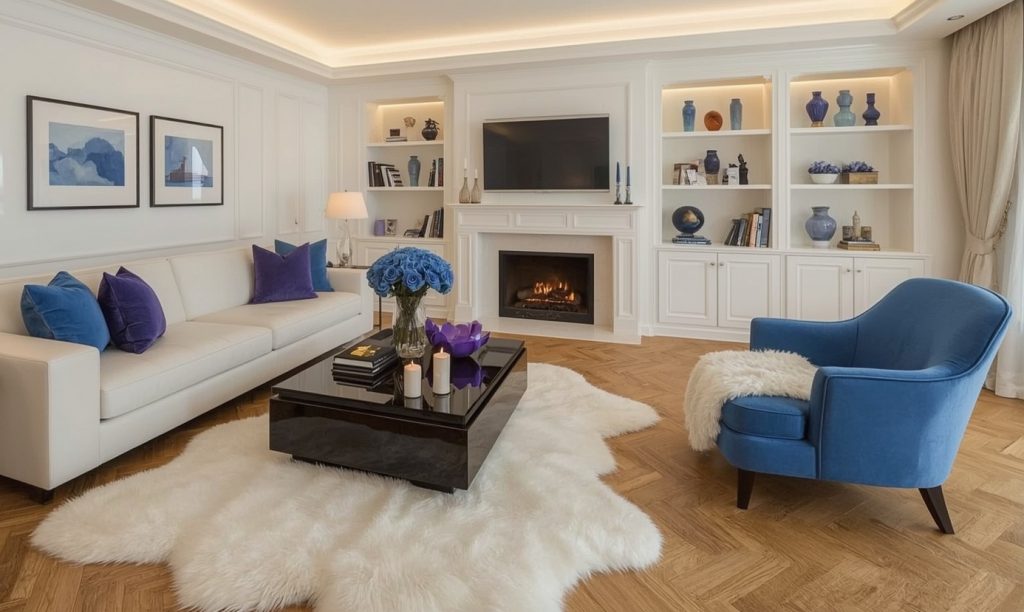 living room on a budget