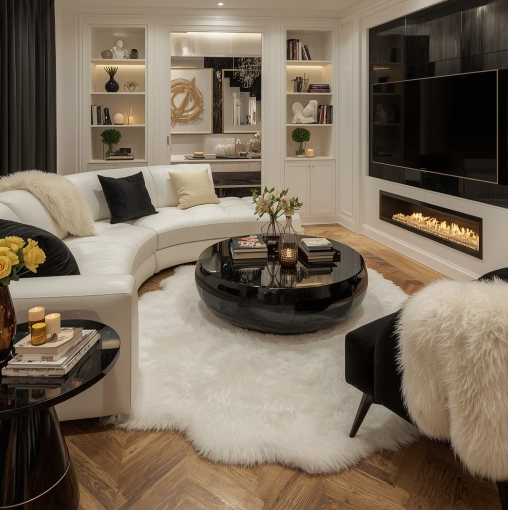 living room on a budget